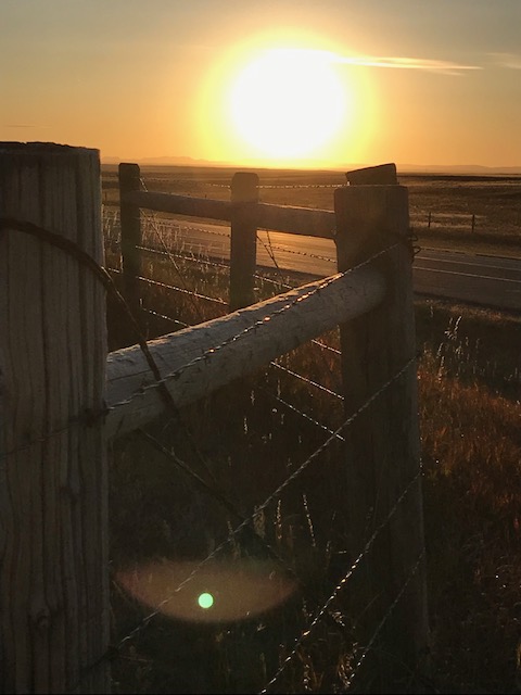 Sunset in WY