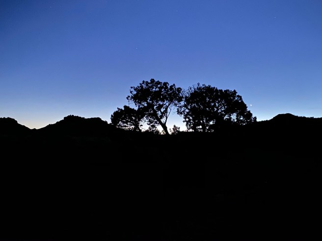 Sunset View from our Campsite